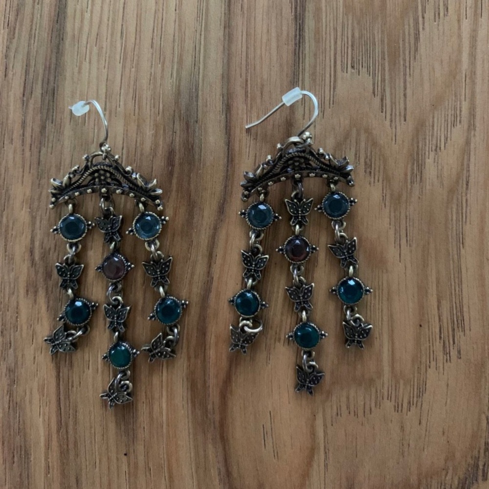 Lucky brand butterfly earrings